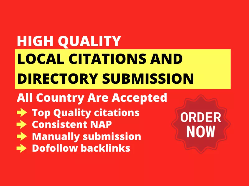 I will do top 200 local citations and directory submission for local SEO