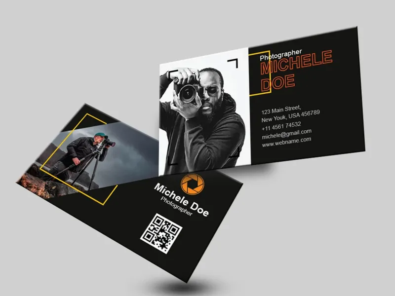 design business card with ready for print