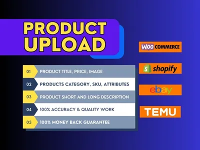 add products or upload products to your wordpress woocommerce website or shopify store