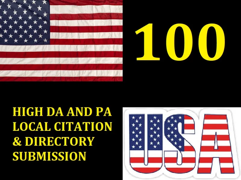 create top 100 USA Local Citations and directory submission