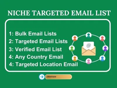 I will collect niche targeted email list and bulk email list for email marketing