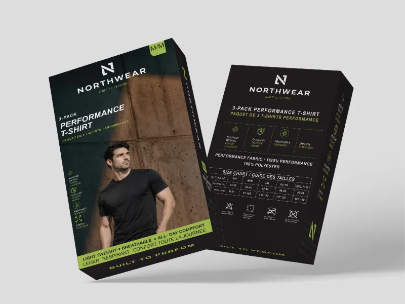 brand product packaging box design, amazon package, label, pouch