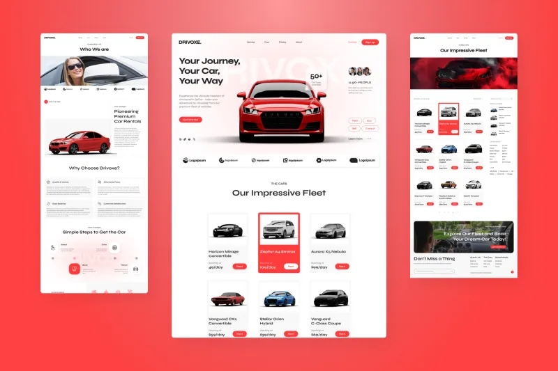 create car rental website, car rental, car rental booking