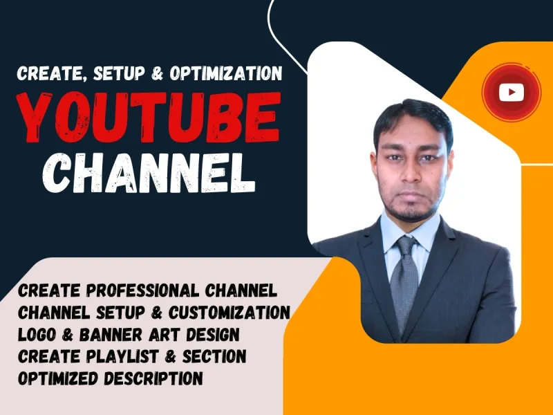 Youtube Channel create, setup, design and optimization with SEO
