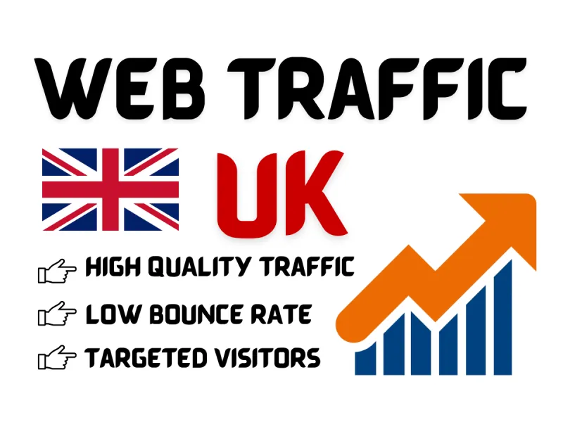 send you 400-500 web traffic per day from the UK. 15 Days