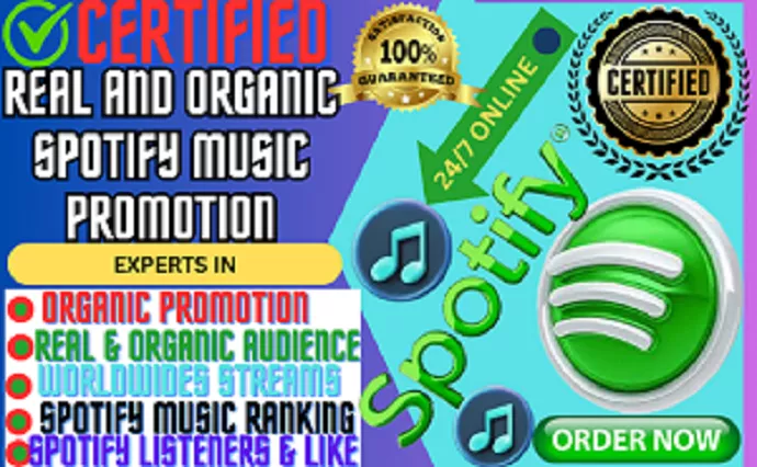 do spotify promotion, apple music promotion, podcast music, and soundcloud