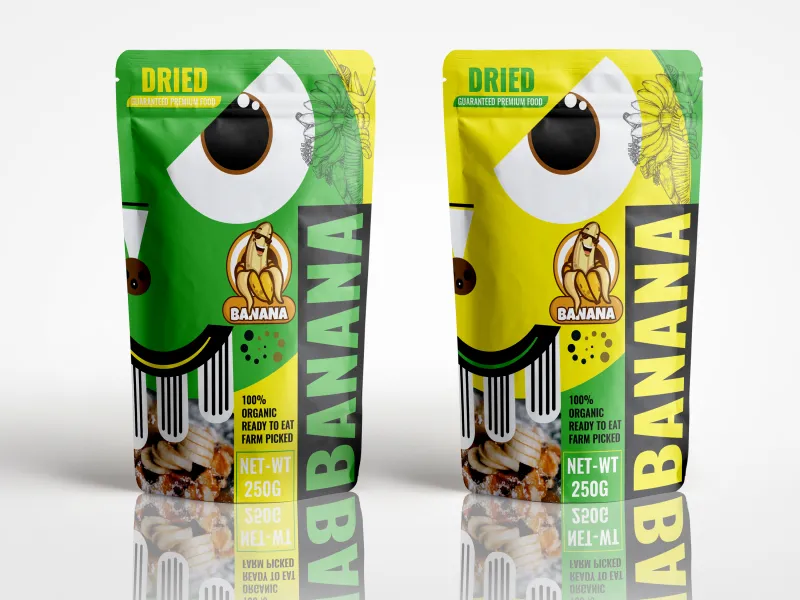 create packaging design, food bag design, pouch design
