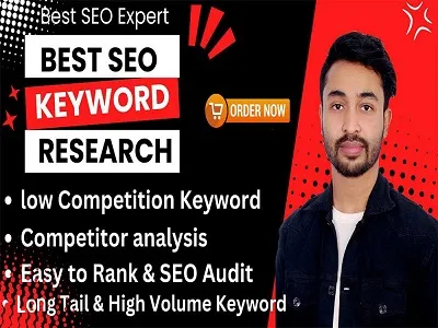 SEO keyword research, audit report, competitor analysis and  SEO Backlink