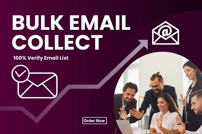 I will do bulk email collection, niche targeted email list