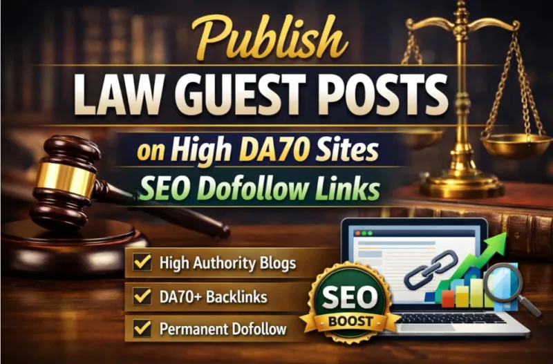 I will publish legal and law guest post on high traffic websites