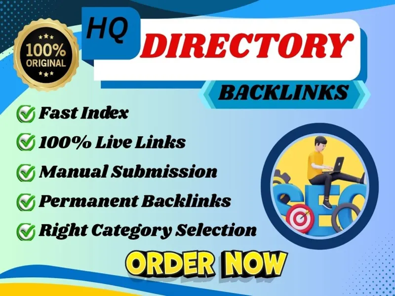 I will create 150 high-quality directory backlinks for your website's SEO ranking