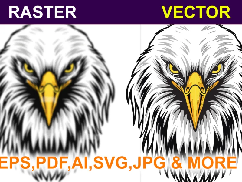 convert low image to vector tracing high quality