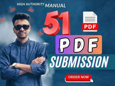Manually Submit PDF to 51+ High Authority PDF Sharing Sites for SEO Backlinks