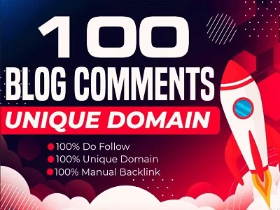 Do provide 50 dofollow Unique domain blogcomment backlinks