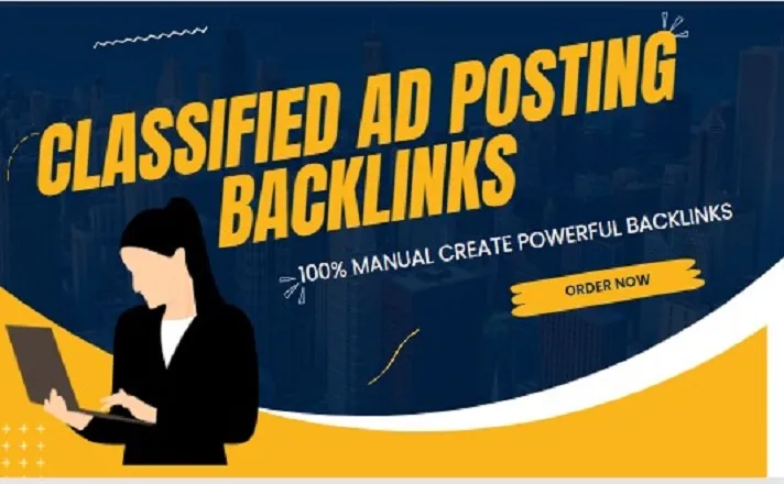 I will post 120 manually free classified ads posting in classified ad posting site