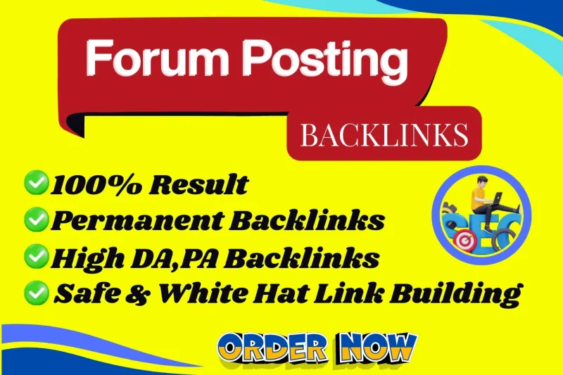 I will Build 300 High-Quality Forum Posting SEO Backlinks for Ranking Your Website