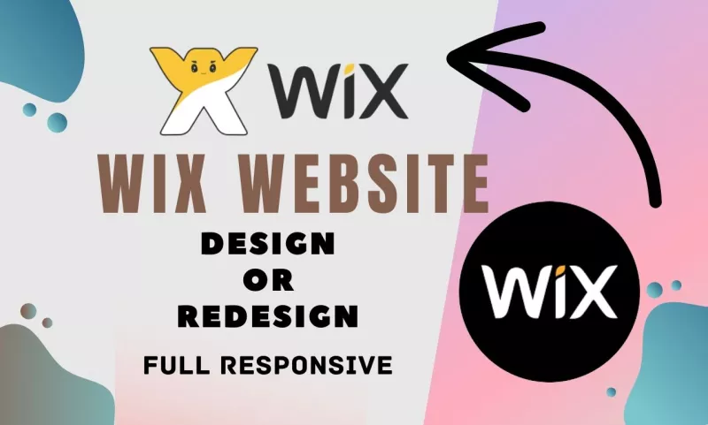  do wix website design or wix website redesign and wix landing page