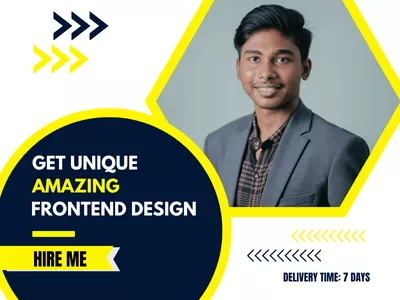 I will design different types of unique and amazing website frontends