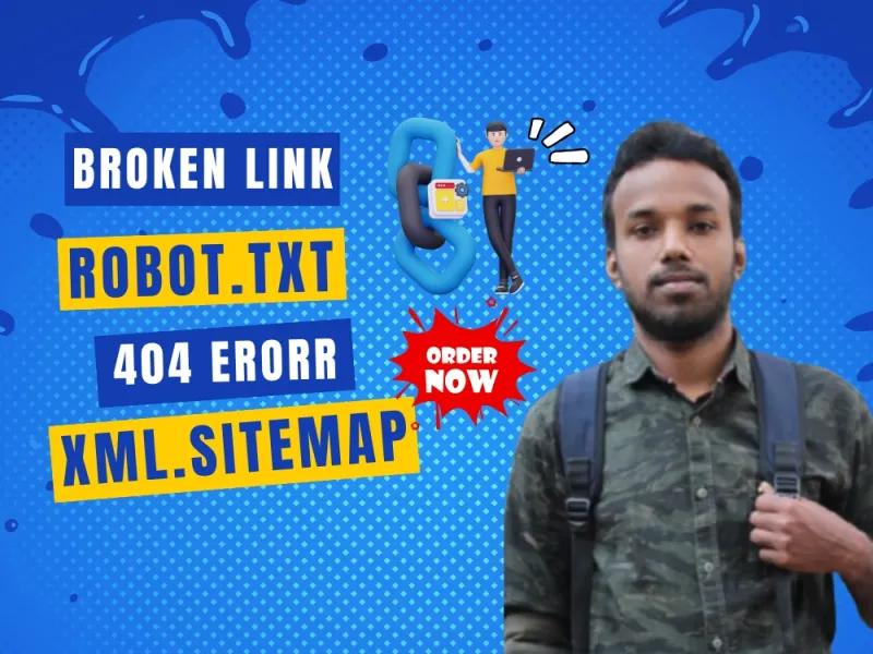 I will do Fix Your Broken Links, Robots.txt, and XML Sitemap Indexing Issues for SEO.