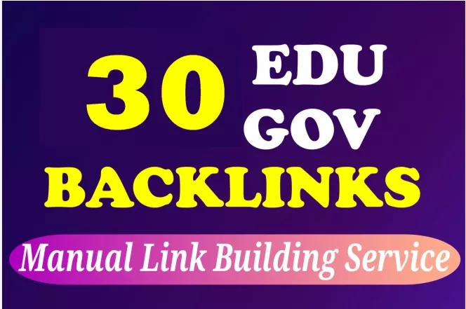 Create Manually 30 High quality Contextual Edu Gov Backlinks