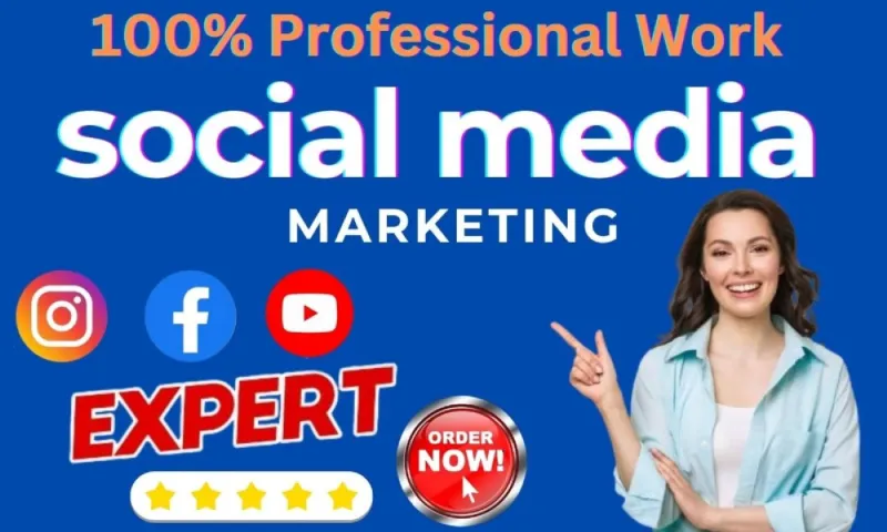 I will BE YOUR SOCIAL MEDIA MARKETING EXPERT