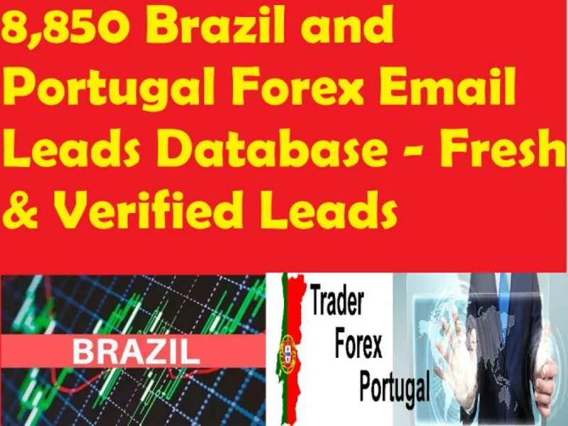 8,850 Brazil and Portugal Forex Email Leads Database