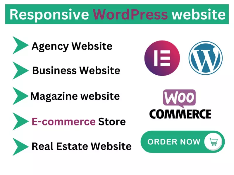 I will develop  E-commerce wordpress website using elementor pro