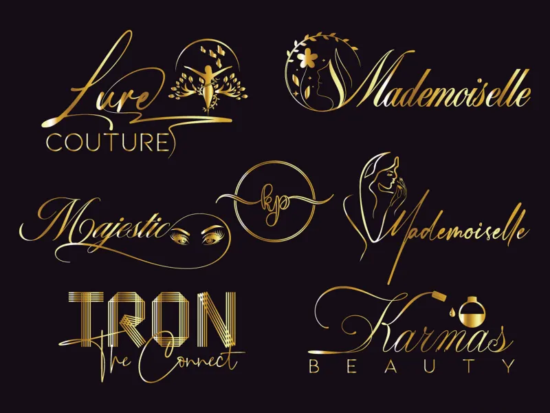 I will do fashion, beauty, cosmetic spa hair eyelashes salon minimal logo