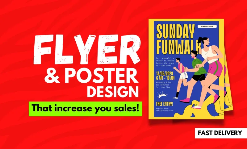 design flyers or posters for real estate, business, sales, events, restaurants