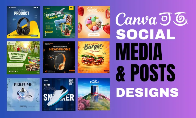 create Canva Pro designs and social media templates for business, personal, or company use