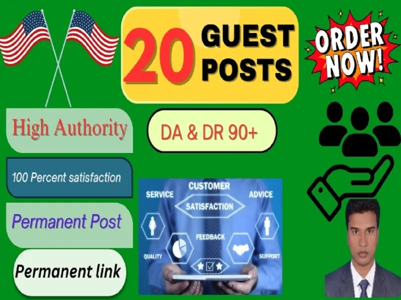 provide Do follow Guest Post powerful Backlinks for your website ranking on 75+ Authority Sites
