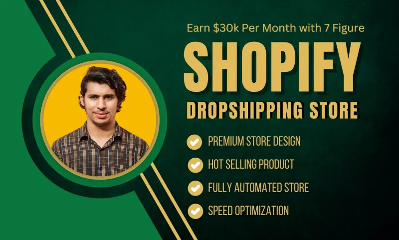 build shopify website shopify store design shopify dropshipping shopify store