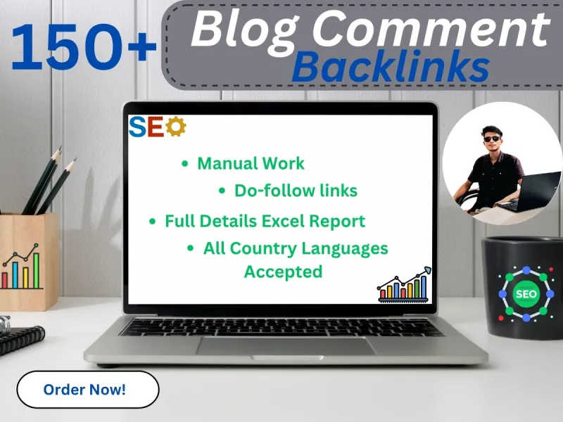  I will create 150+ high-quality blog comment backlinks for SEO boost