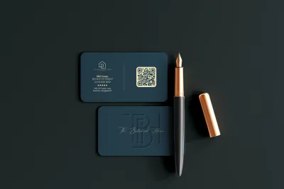 I will design unique luxury business cards and credit card