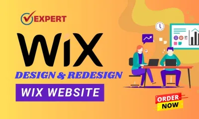 create a wix website or redesign wix website