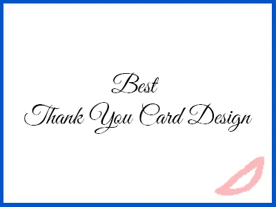 design amazon thank you card, product instructional card