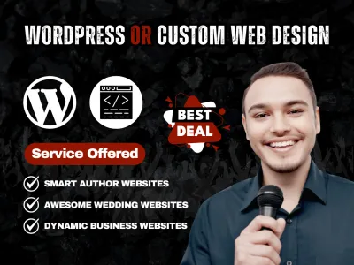 build stunning wordpress author, wedding, business websites