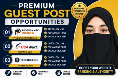 I Will Publish High-Quality Guest Posts on Authority Websites for SEO