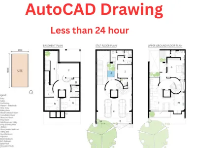 create architectural 2d floor plan, 3d floor plan