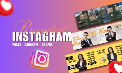Create eye catching linkedin and instagram Carousel posts