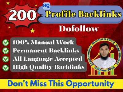 Boost Your Website with Professional Social Profile Creation or Profile Backlinks