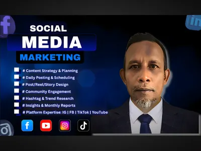 be your professional social media manager and content creator for brand growth