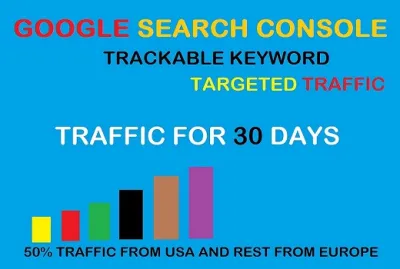 Google search console keyword targeted traffic