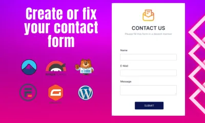 create or fix contact form 7, ninja, gravity, and wp form