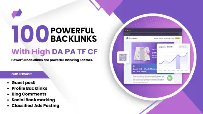 Boost Ranking With 100 High Authority Seo Backlinks