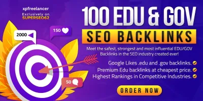 Boost Your Website Authority with 100 Powerful EDU & GOV Backlinks