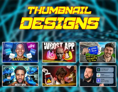 I will design eye catchy attractive youtube thumbnail in 24 hours