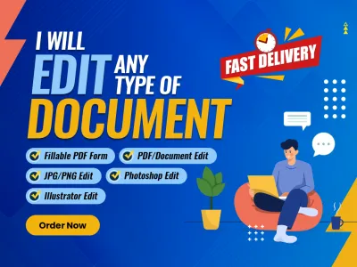 Edit pdf, images, or any document quickly