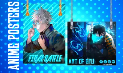 I Will Design Eye-Catching Anime Posters And Banners That Stand Out
