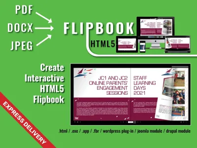 Convert PDF, Text, or Image Into an Ebook or FlipBook